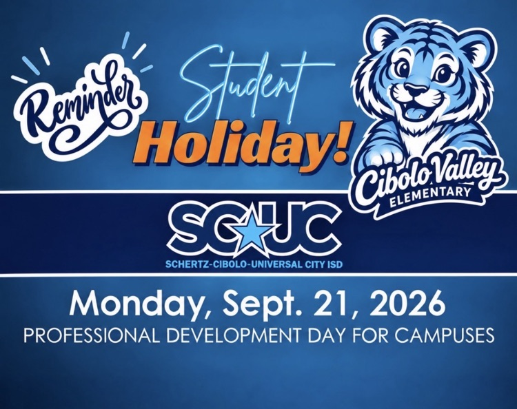 Student holiday flyer.