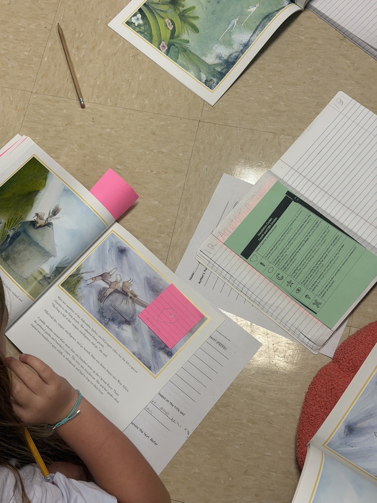 4th graders diving into reading.
