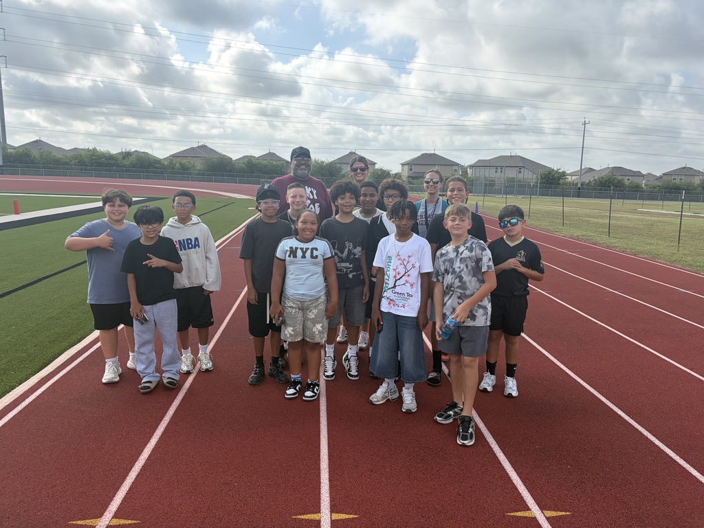 Schlather students at the football game at Dobie.
