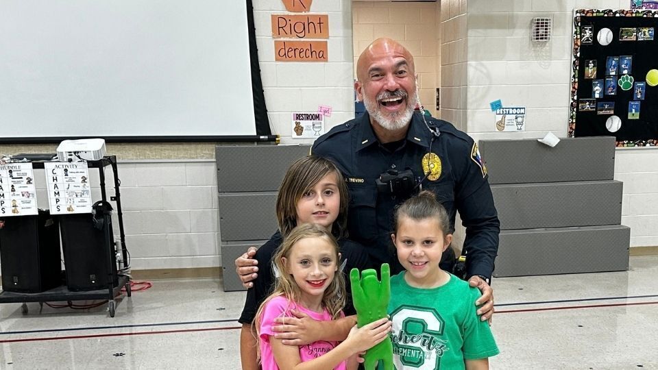 Schertz SRO Trevino joining the PE classes at Schertz.