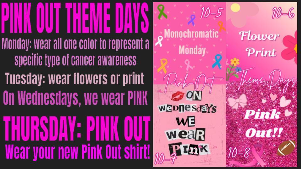 Pink Out Theme Days