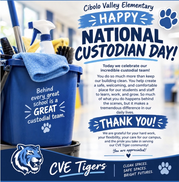 Thank you to custodians on National Custodians Day