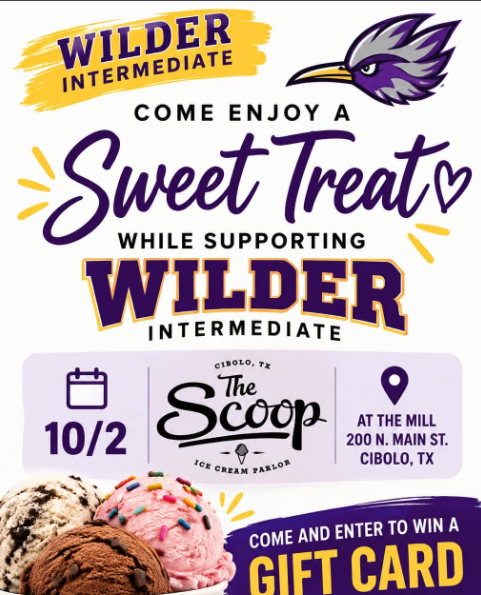 The Scoop fundraiser flyer