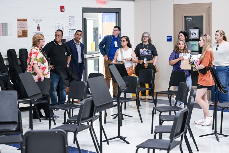 Clemens HS Orchestra room