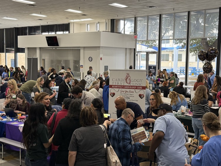 District employees from every campus were able to visit the Health & Wellness Fair