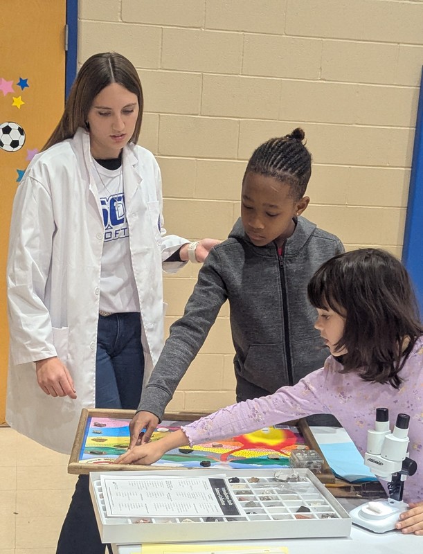 Rock Cycle/Mineral Trail provided hands-on learning