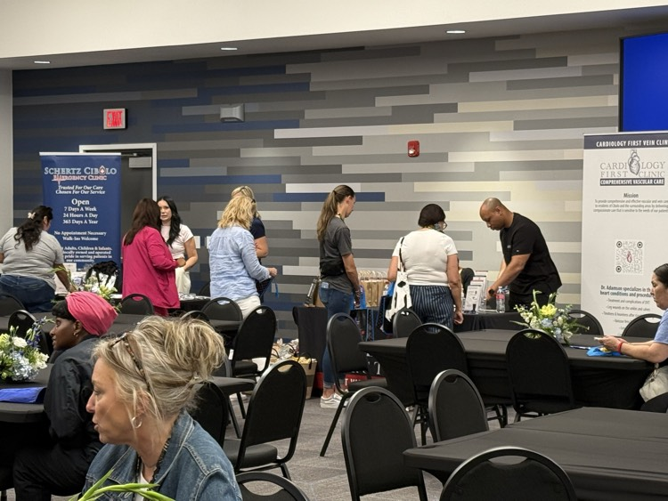 Event sponsors were on hand to provide information about their services.