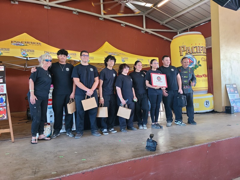 Steele HS Paella team captured the People's Choice Award on the dish