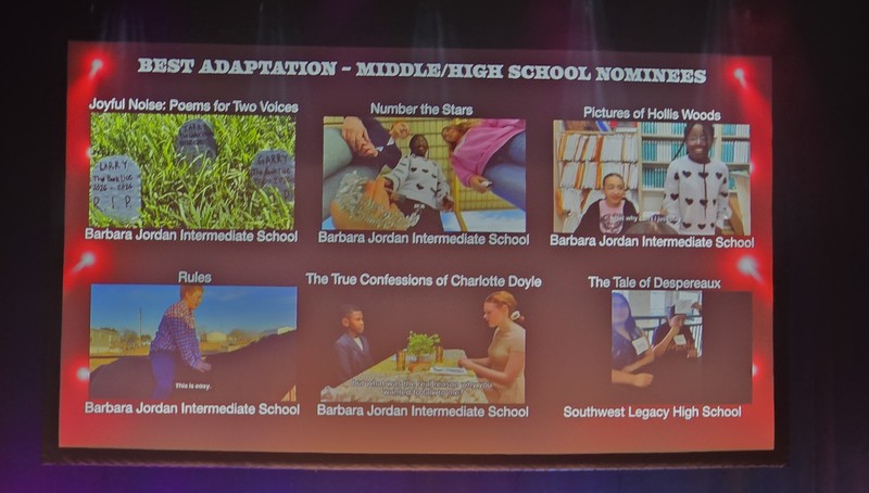 Jordan Intermediate was well represented at the 90-Second Newbery Film Festival