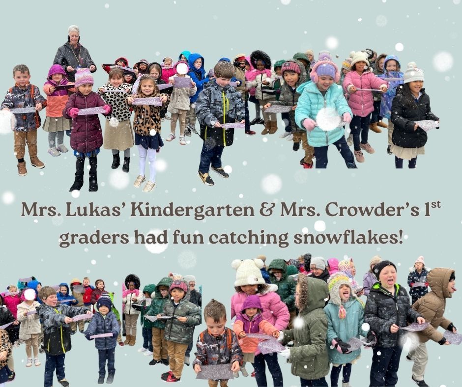 Fun catching snowflakes!