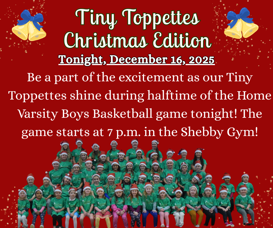 Reminder Toppette Clinic this Saturday, Decemember 13th from 400 p