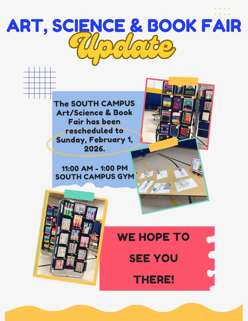 Art, Science & Book Fair Update!