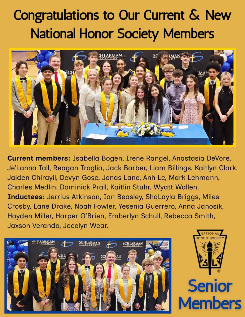 Congratulation current and new Naitonal Honor Society members! (1)