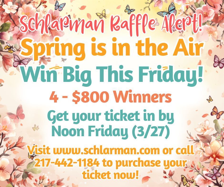 Spring Blossom Raffle Announcement