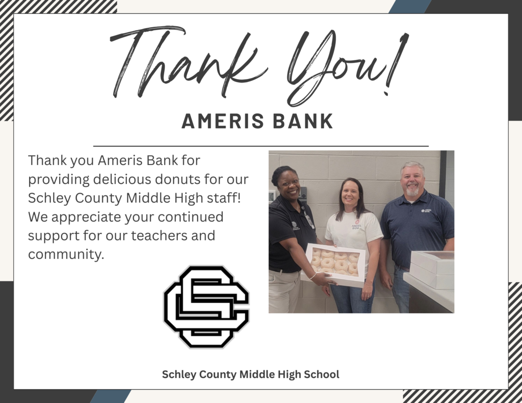 Thank You Ameris Bank