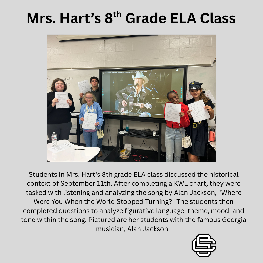 Mrs. Hart's ELA Class