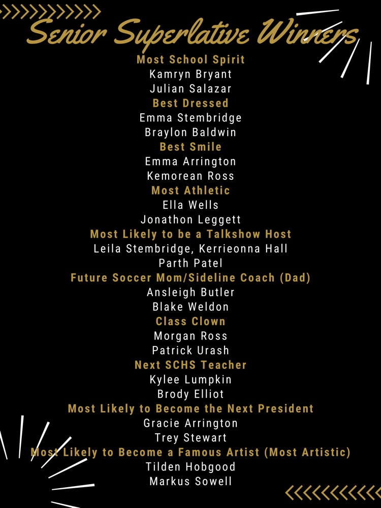 Senior Superlatives