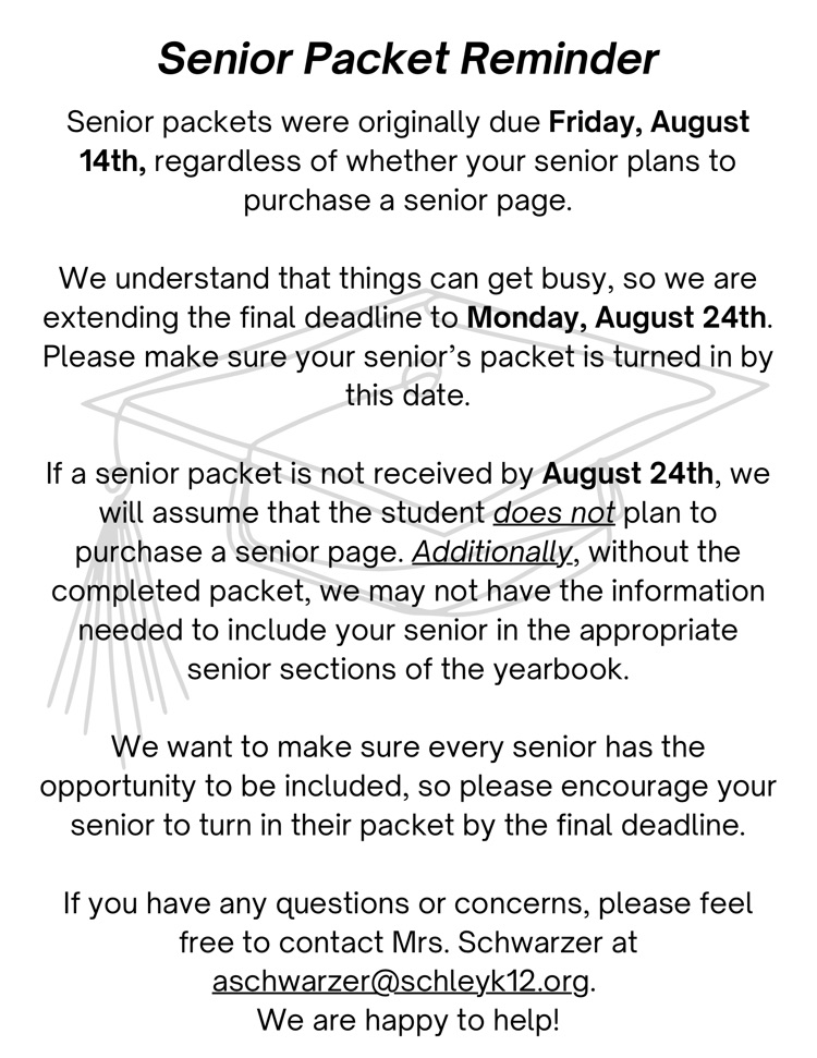 Senior Packet