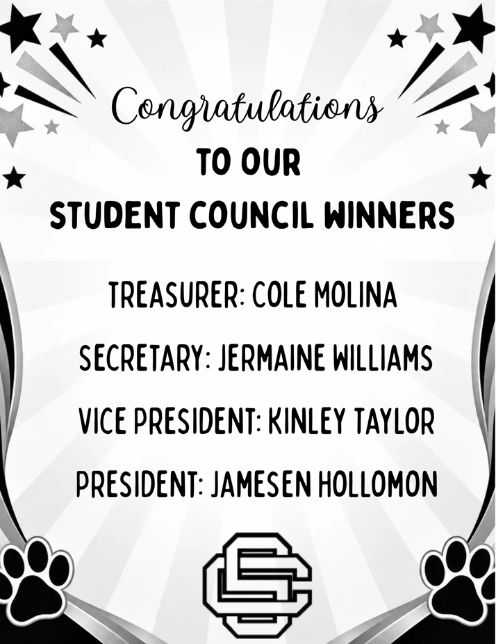 Student Council Winners
