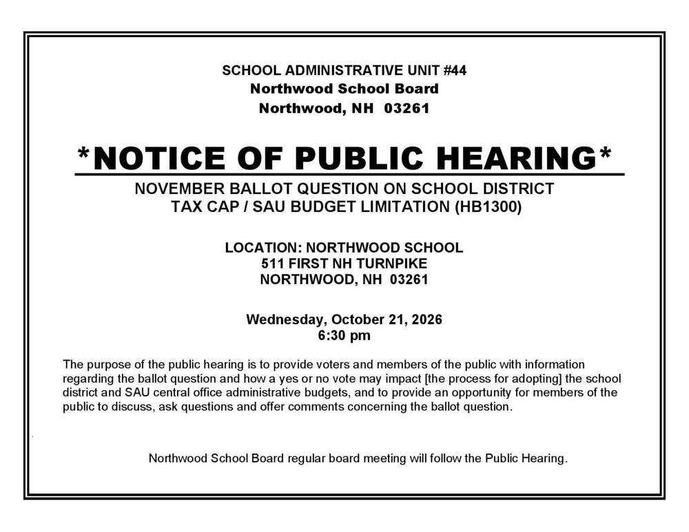 Public Hearing