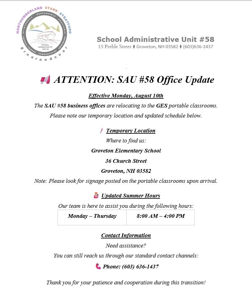 SAU update