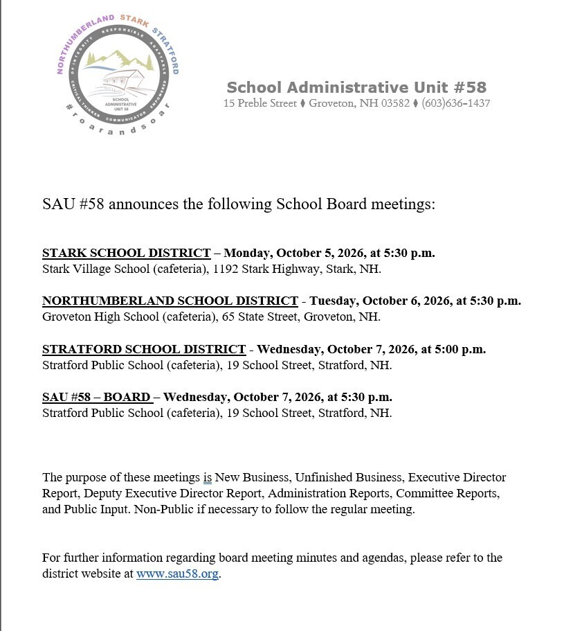 October board meeting