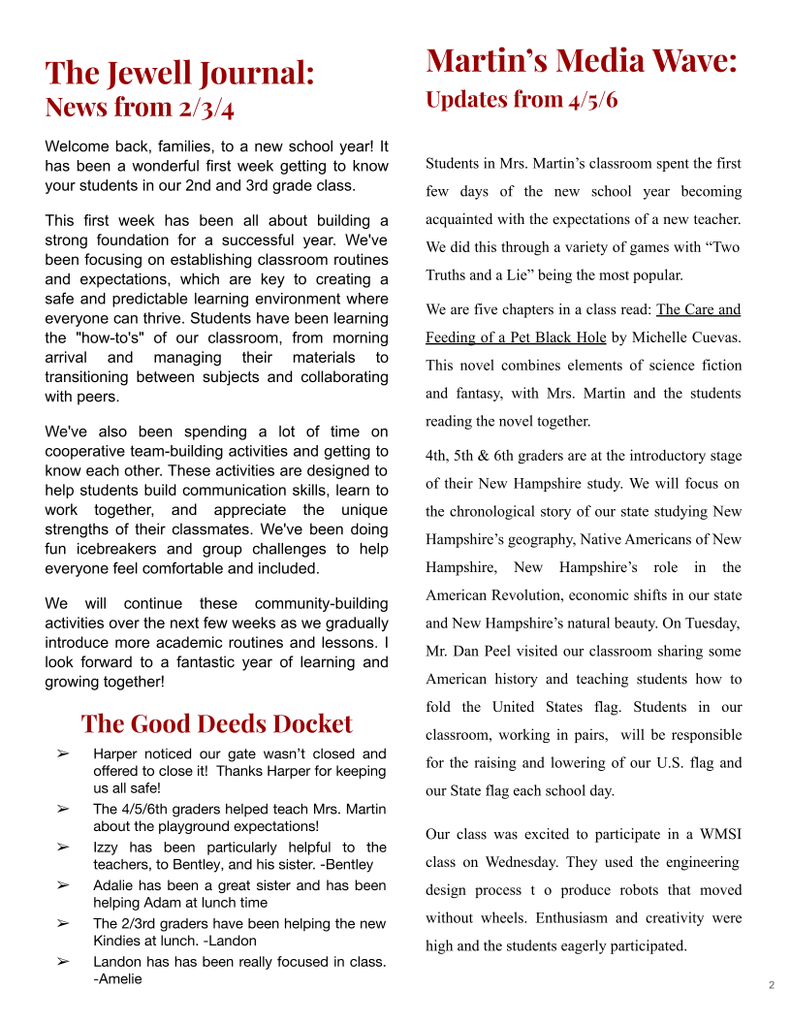 Falcon News pg. 2