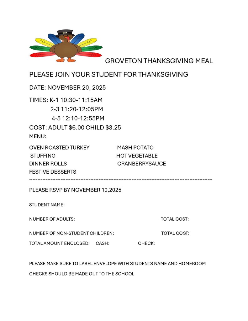 Thanksgiving Meal Flyer