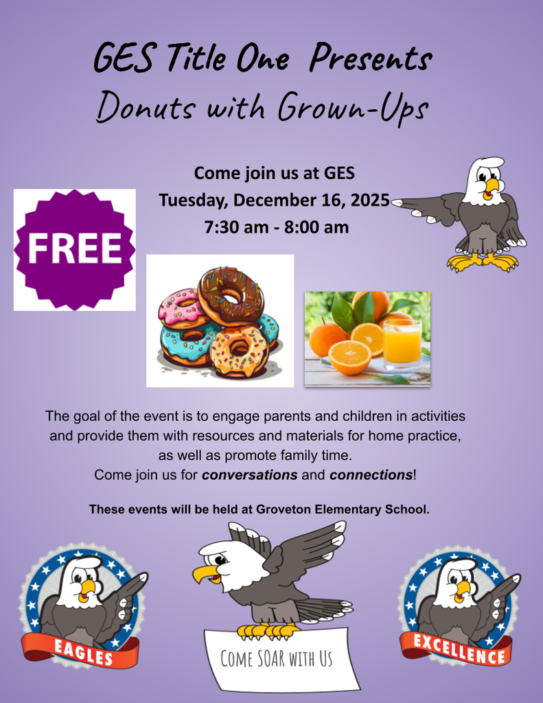 Title One flyer - morning with Parents flyer