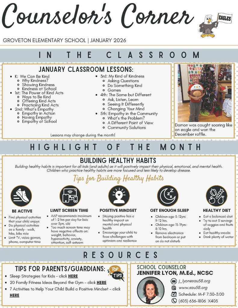 Counselor Newsletter - Jan. 