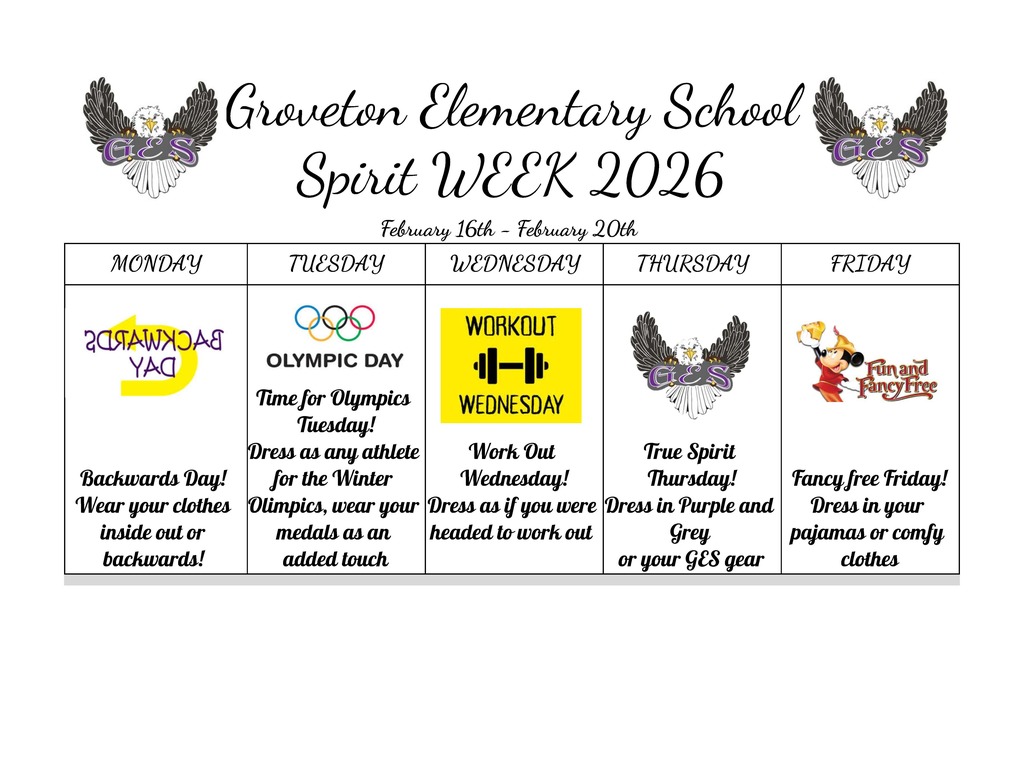 2026 Winter Spirit Week