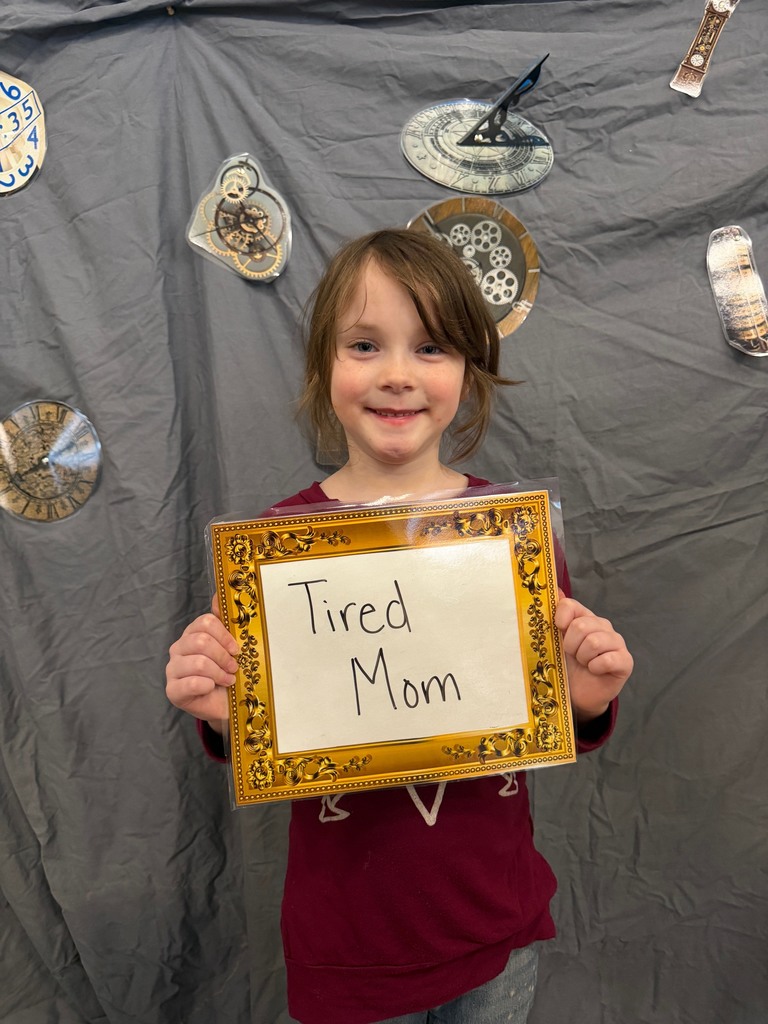 Student posing for Time Travel Tuesday