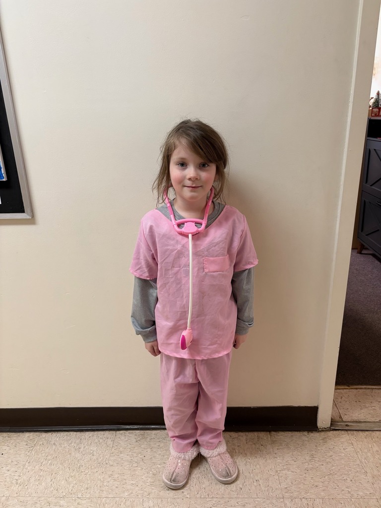 students posing for fancy dress up/career day