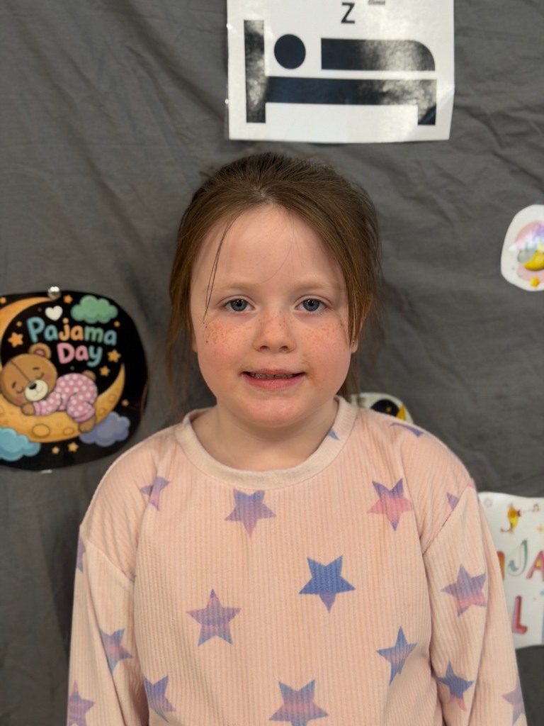 students posing in their pj's