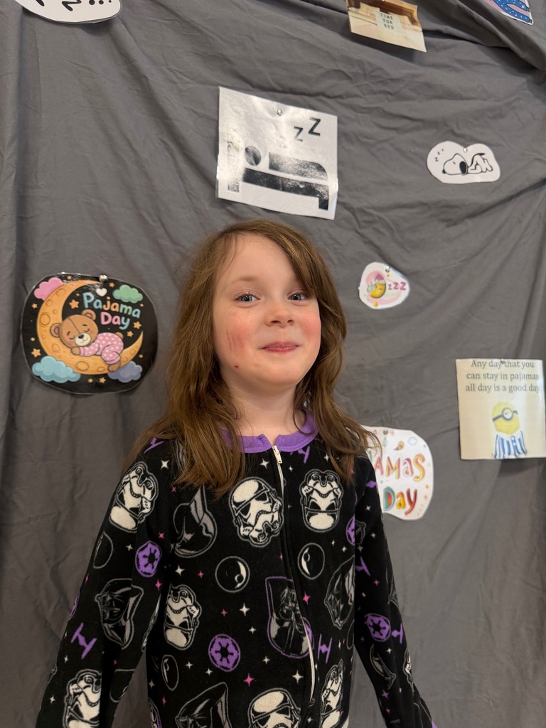 students posing in their pj's