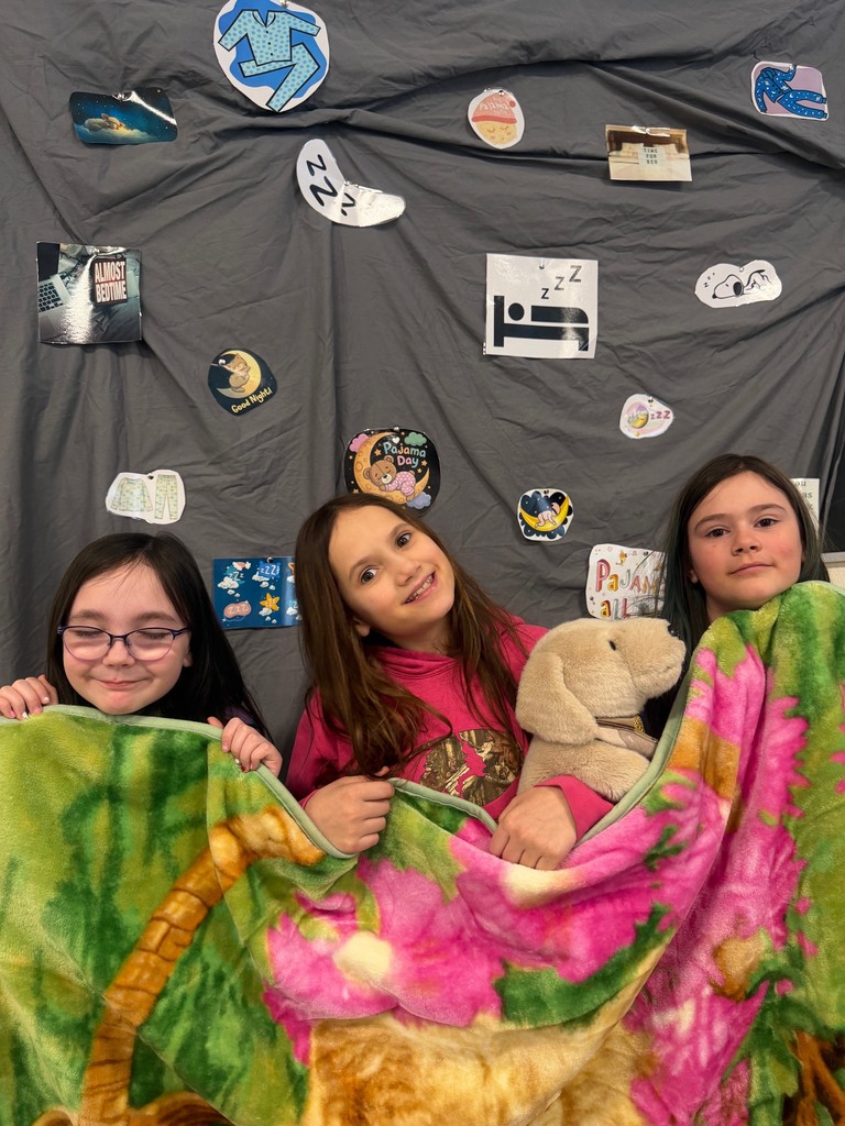 students posing in their pj's