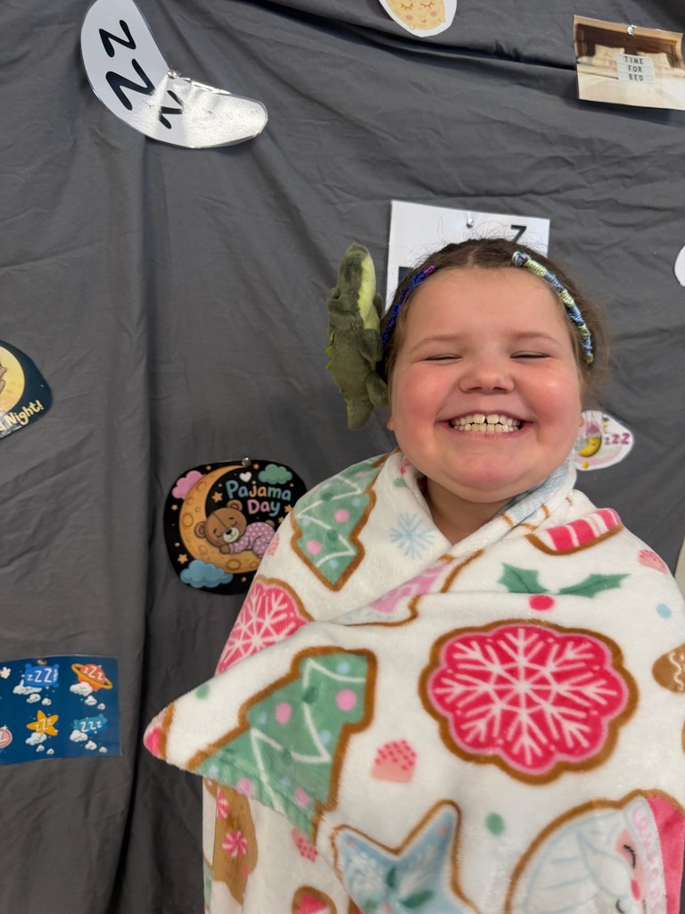 students posing in their pj's