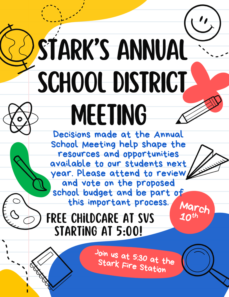 Flyer for Stark Annual District Meeting.
