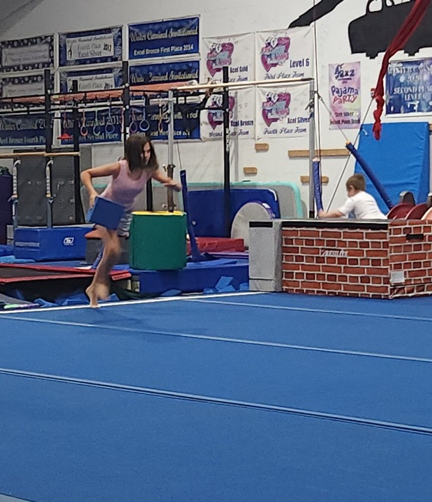 student running in Gym