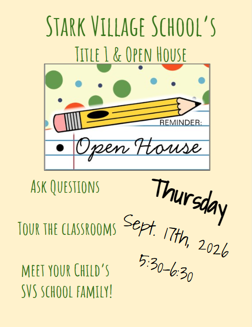 Open House Flyer