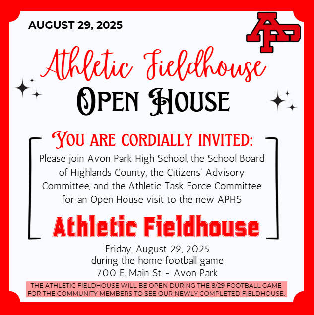 Fieldhouse Open House