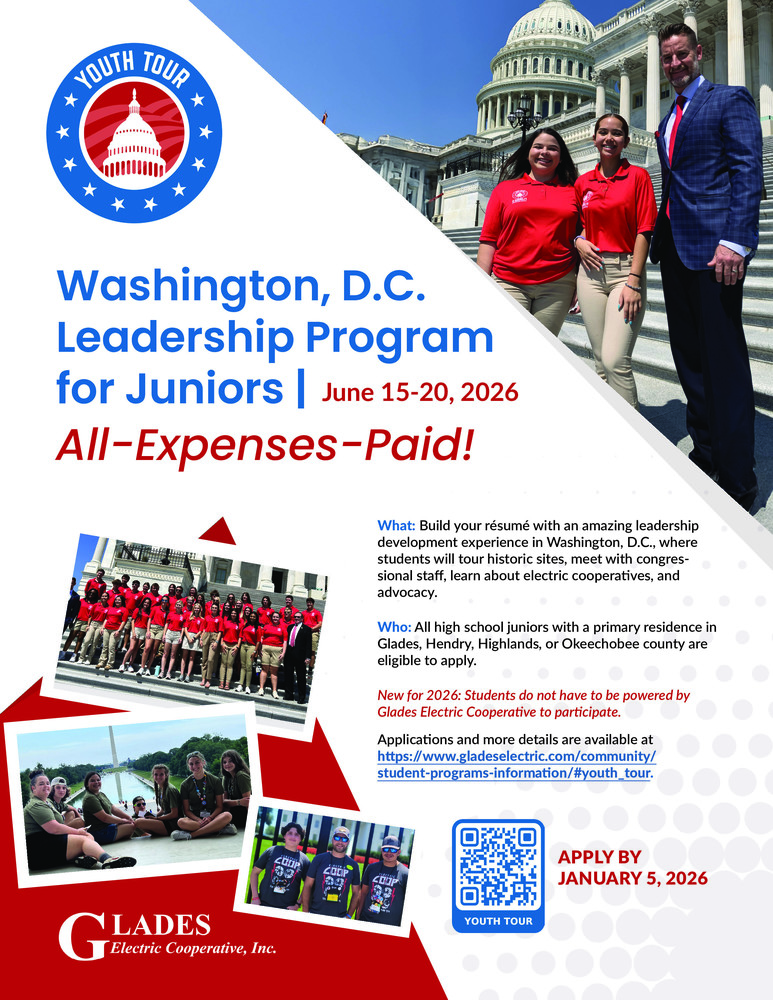 Washington, D.C. Leadership Program for Juniors Youth Tour flyer 