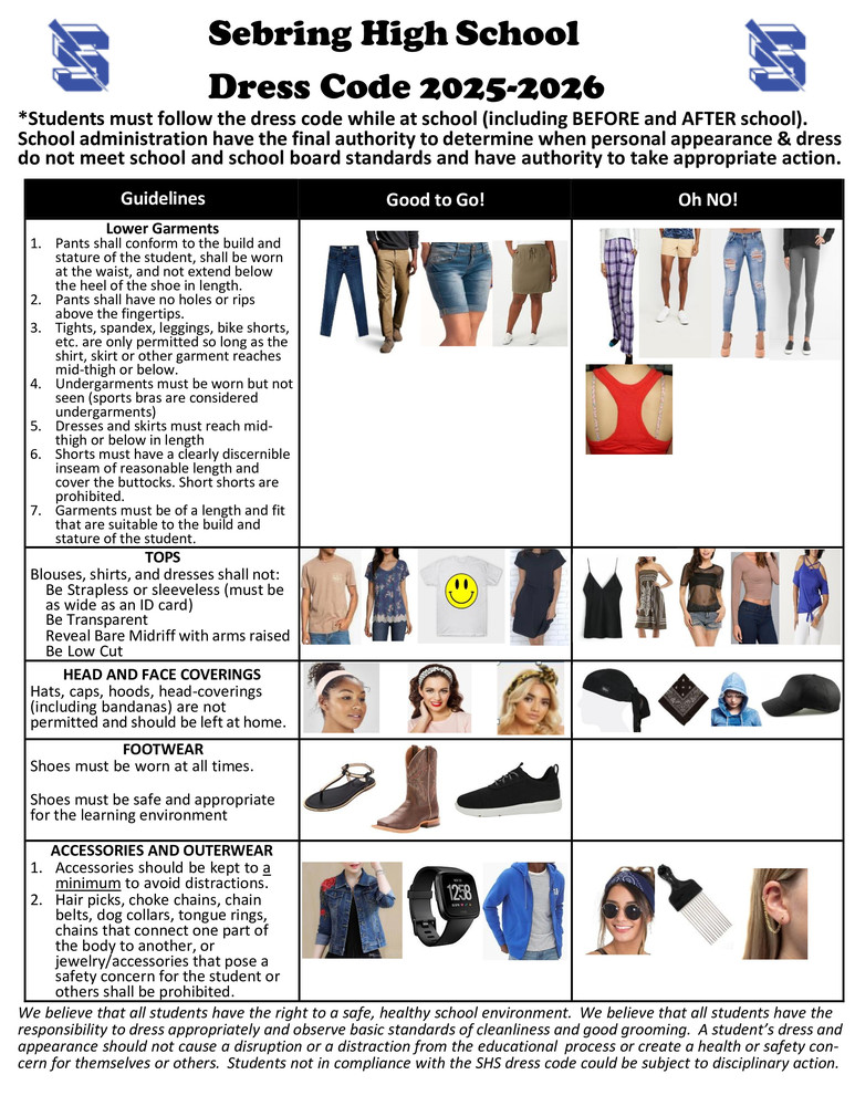 Dress Code flyer