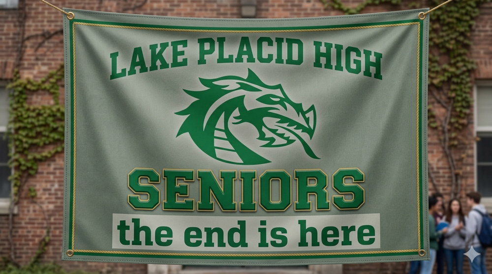 Senior banner the end is here