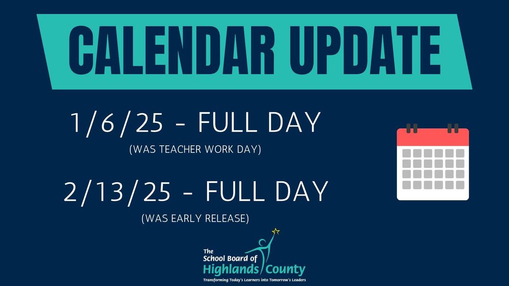 Calendar Update