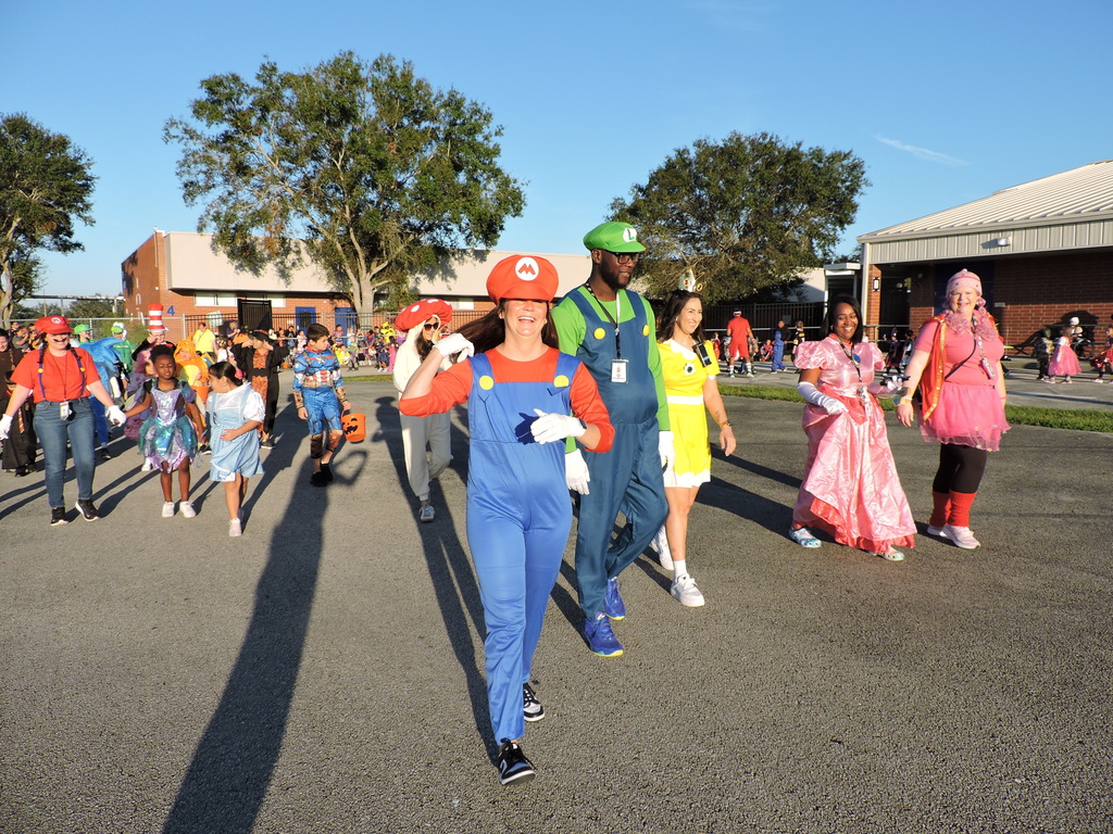 staff at character parade