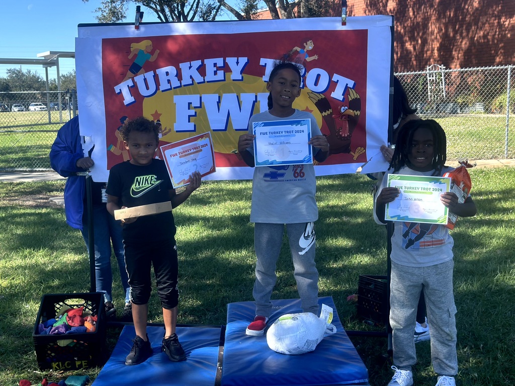 2nd Grade Turkey Trot winners: boys