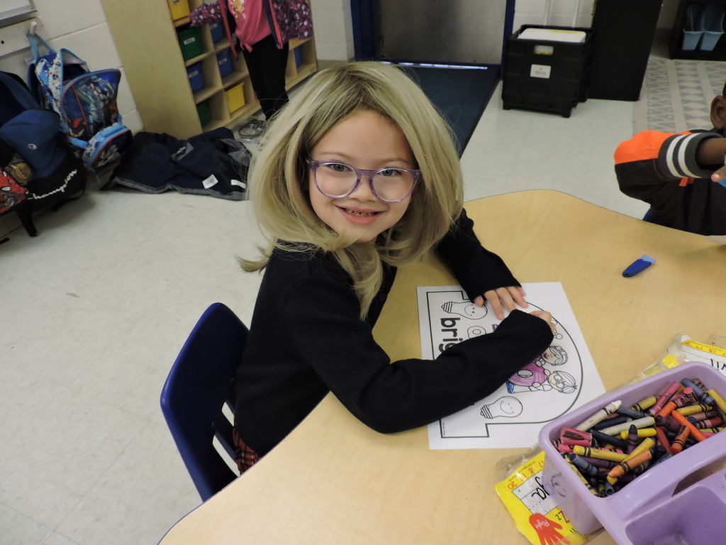 student dressed up for the 100th day of school