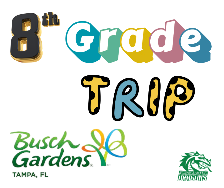 8th grade trip - Busch Gardens Tampa, FL logo & LPM Dragons logo
