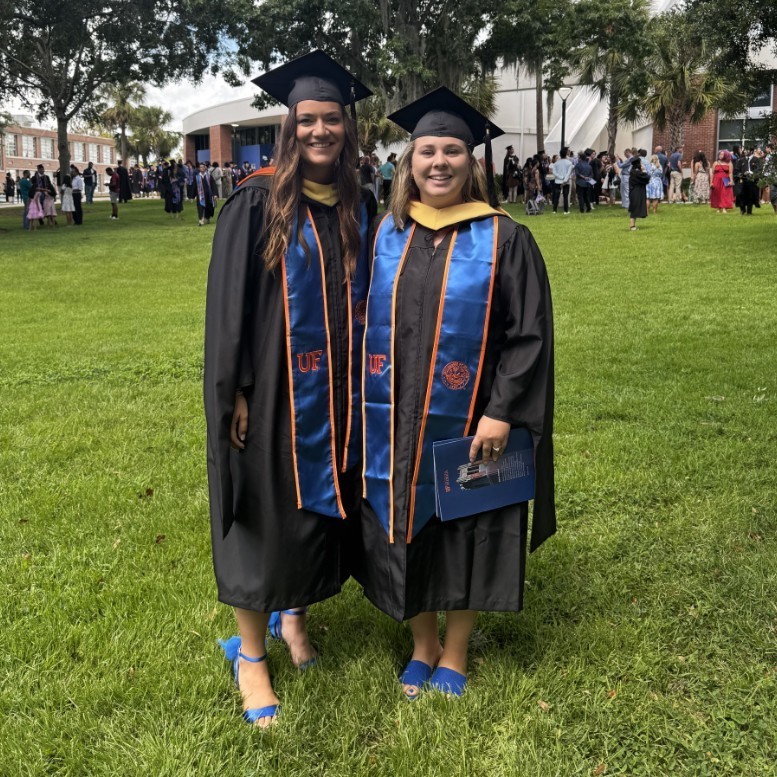 Mrs. Prescott and Mrs. Reagan at UF Graduation 